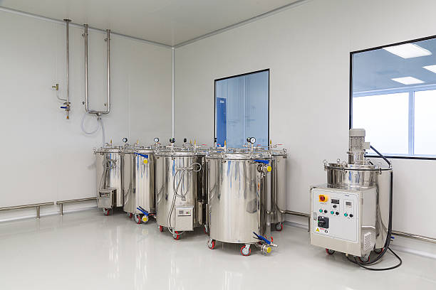 istock clean room with stainless steel hardware 539246252