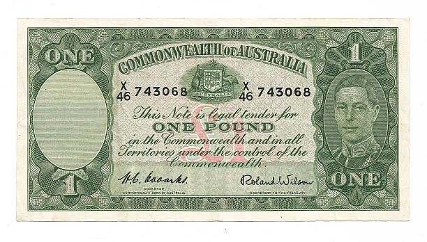 one australian pound - 1952 stok fotoğraflar ve resimler