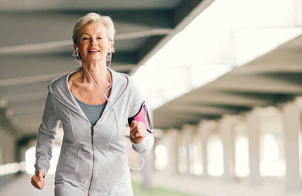istock Mature Woman Running. 539246453