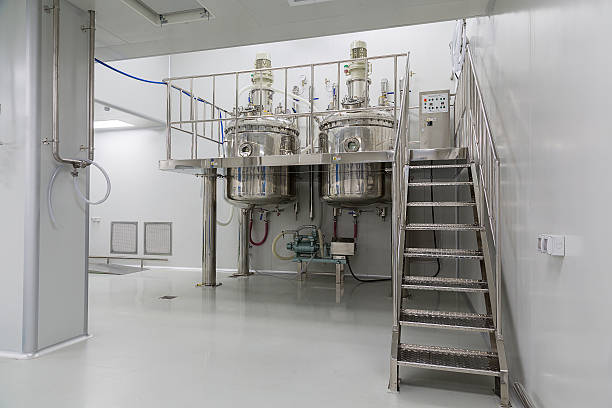 istock clean room with stainless steel hardware 539246454
