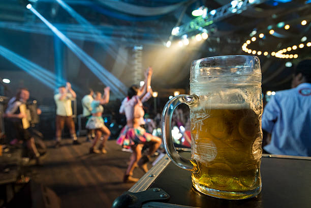 33 1ª festa pomerana-pomerode - lederhosen oktoberfest beer dancing - fotografias e filmes do acervo