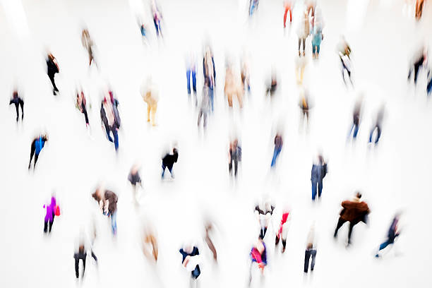 istock Large Group of People From Above 539247075