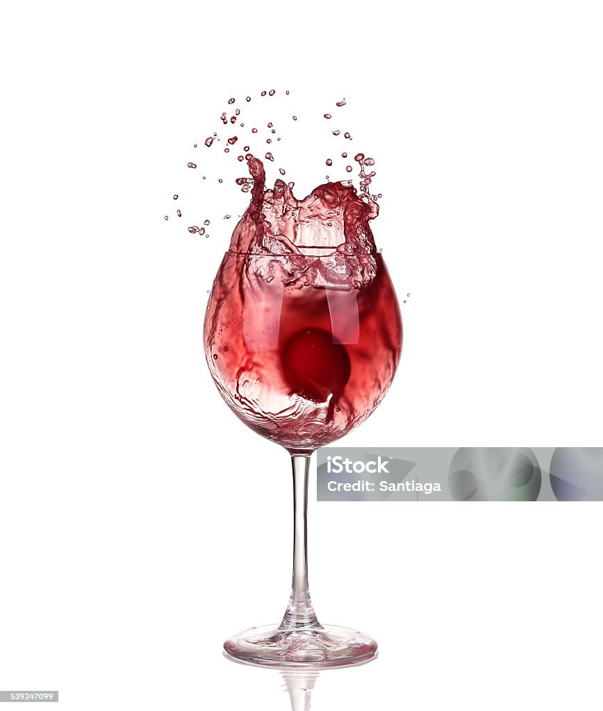 Rượu Vang Đỏ Xoáy Trong Một Ly Rượu Vang Cốc Bị Cô Lập Hình ảnh ...