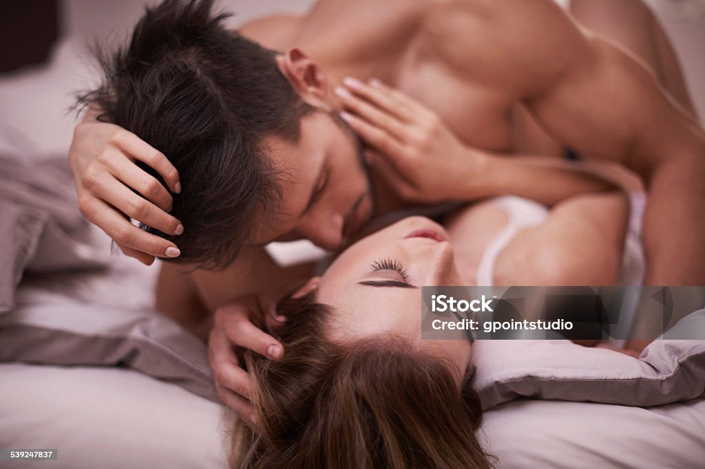 Intimate moments for this couple Couple - Relationship Stock Photo