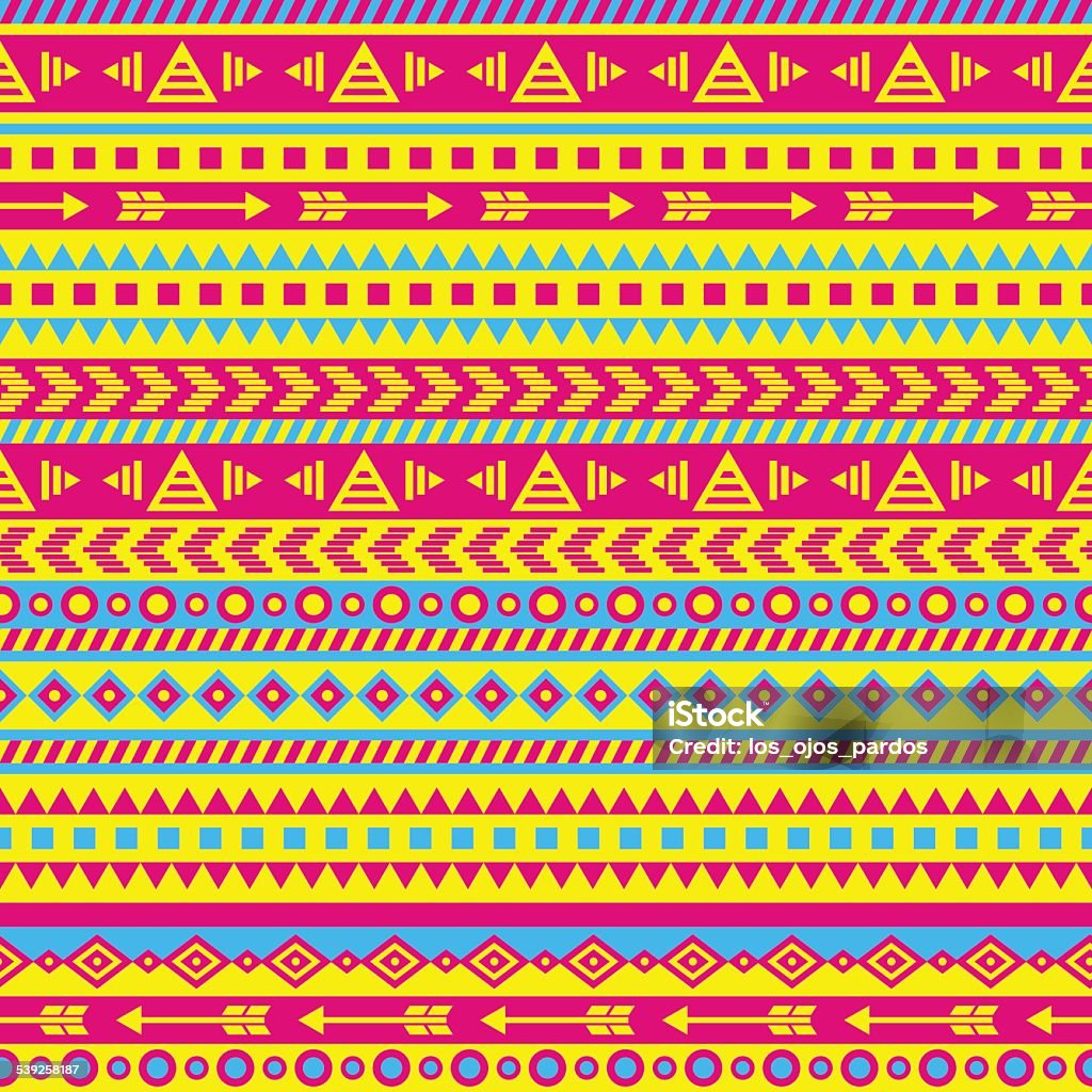 Aztec Patterns Frame Aztec Pattern Stock Illustration - Download Image Now - Frame - Border ...
