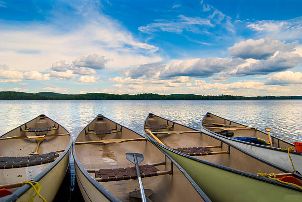istock Canoes on the lake 539259987