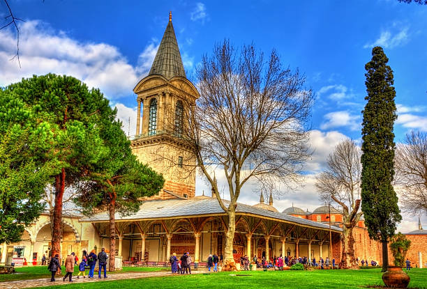 el hall del consejo en el palacio topkapi-istanbul - palacio de topkapi fotografías e imágenes de stock