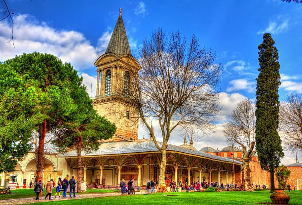 la hall del consiglio presso il palazzo di topkapi a istanbul - cupola asia turkey istanbul foto e immagini stock