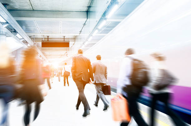 istock Commuter Rush Hour Travel Waking Business Concept 539260939