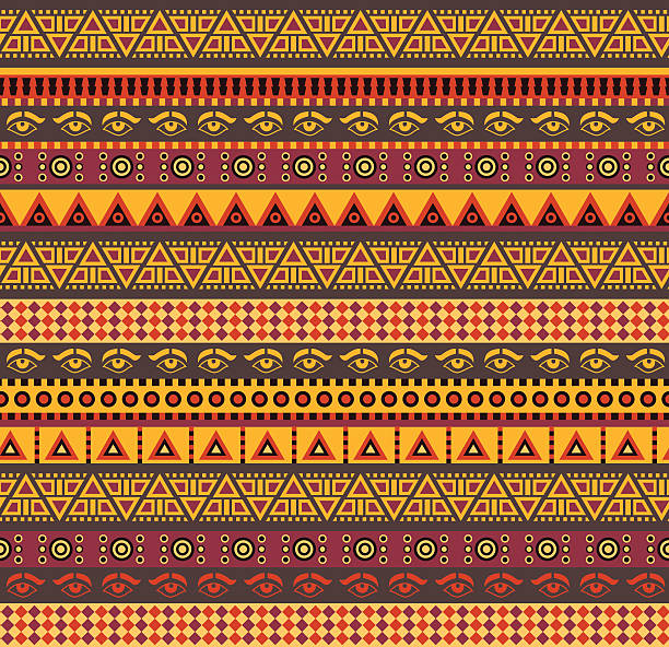 african wzór - south american culture stock illustrations