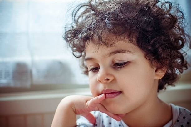 istock Portrait of 3 years Old Child 539268921