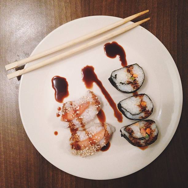 Traditional japanese sushi