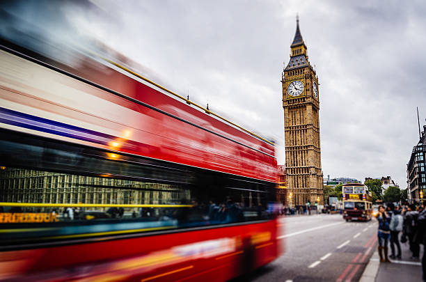 istock London Double Decker Bus Near Big Ben Tower 539270447