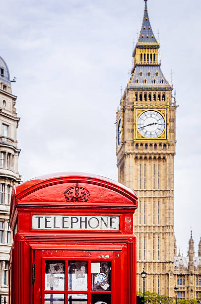 istock Red Phone Booth Near The Big Ben 539270449