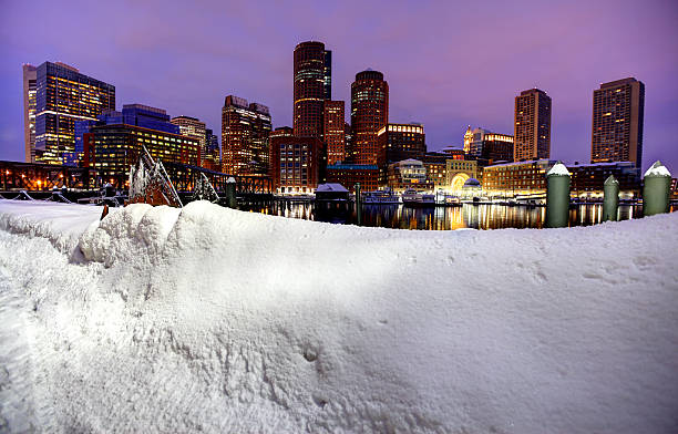 istock Record Breaking Boston Blizzard 2015. Snowiest Winter in Boston's History 539270967