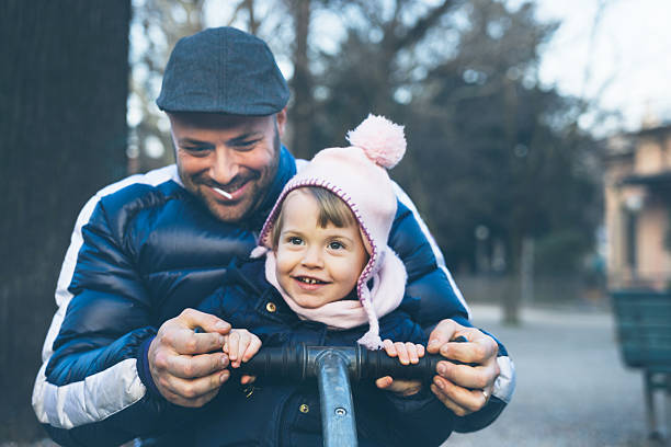 istock Father And Daughter In The Playground 539271007