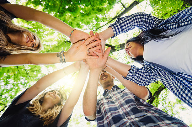 istock Group Of Friends in Teamwork 539272159