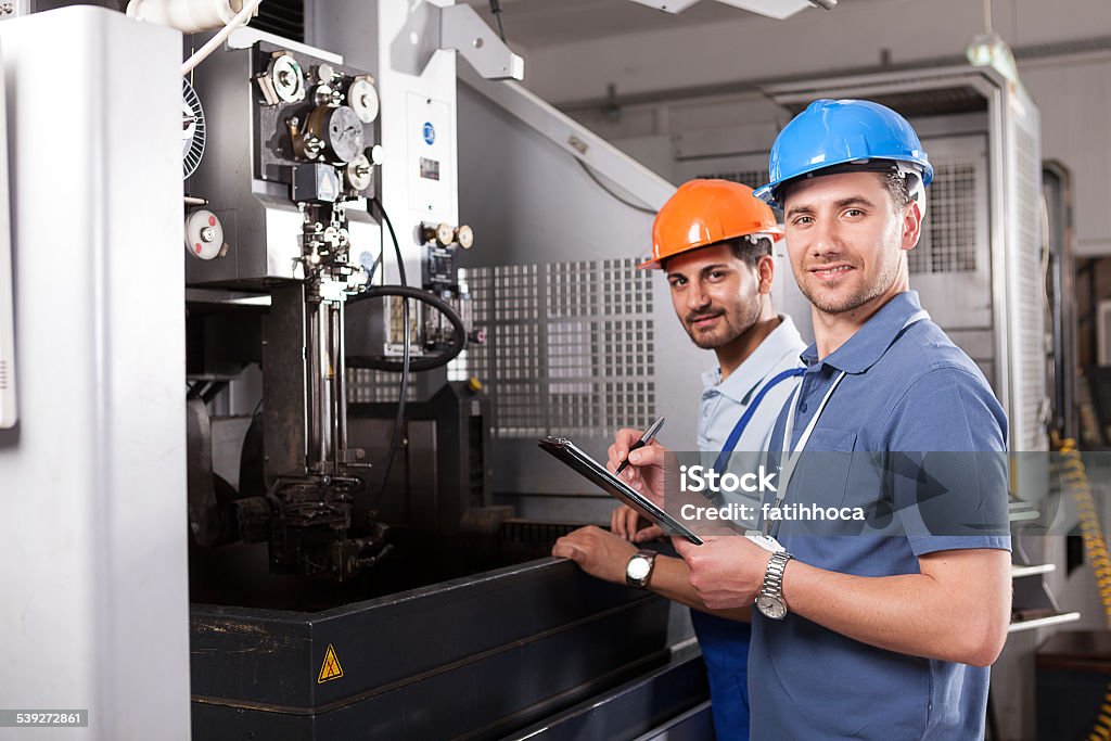 Junge Foreman - Lizenzfrei Fabrik Stock-Foto