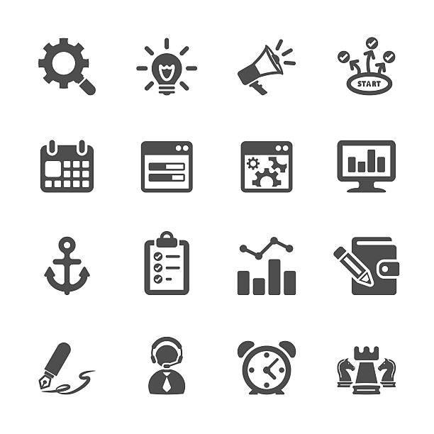 seo and internet marketing icon set 2, vector eps10 vector art illustration