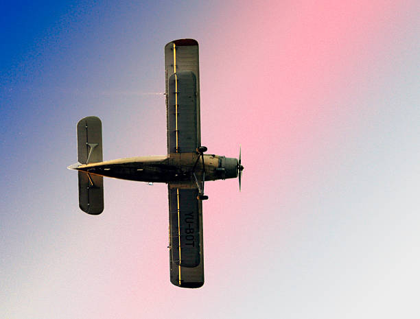istock Spraying mosquitoes with the plane 539282351