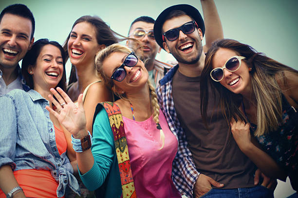 istock Group of friends hanging out 539282613
