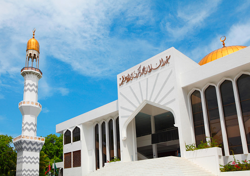 El gran mezquita del viernes en macho photo