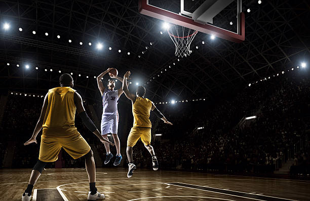 jogo de basquetebol - basketball ball sport american culture imagens e fotografias de stock