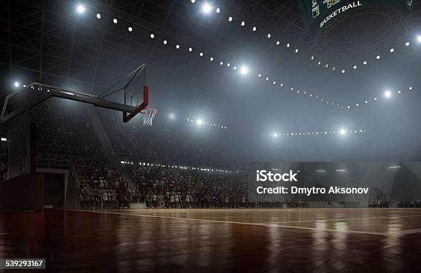 Basketball Arena Foto de stock y más banco de imágenes de Baloncesto - Baloncesto, Estadio, Pistas