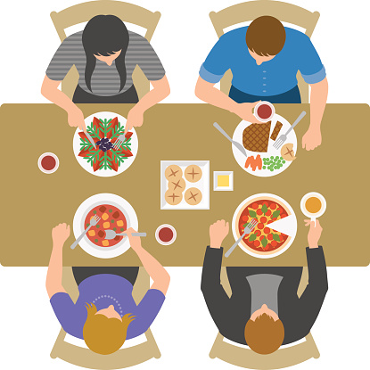 Free Lunch Table Clipart in AI, SVG, EPS or PSD