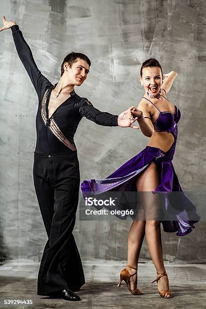 Couple Dancing Ballroom Dancing Stock Photo - Download Image Now - Cha-cha-cha, Rumba, Waltzing