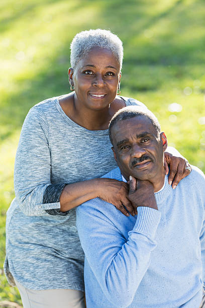 istock Loving senior African American couple 539294879