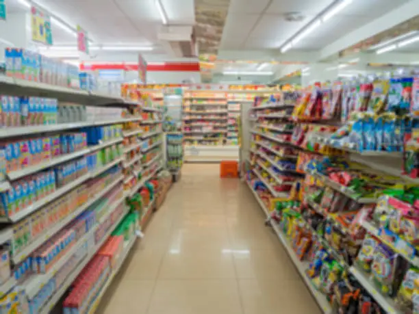 Photo of Blurry Supermarket