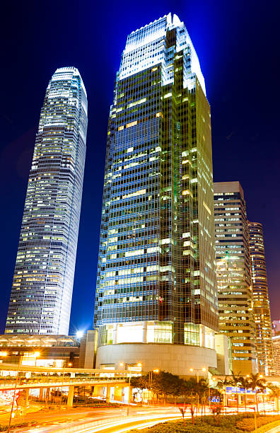 istock Hong Kong Skyscrapers at Night 539306931