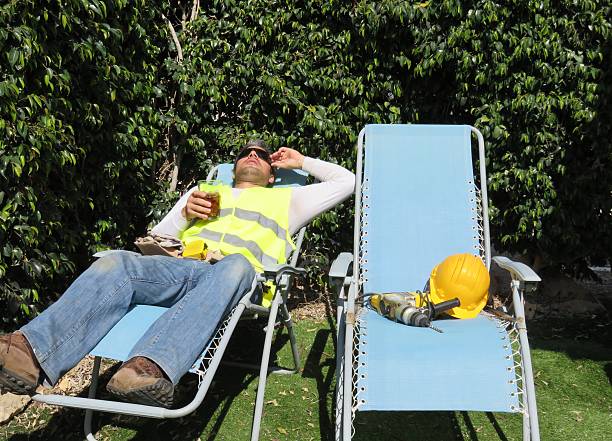 Worker Quick Rest 7,400+ Construction Worker Relaxing Stock Photos, Pictures & Royalty ...