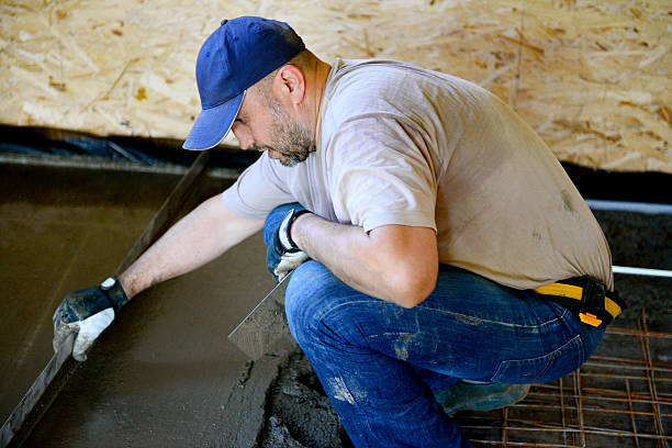 istock Warm water floor,pouring concrete floor 539327031