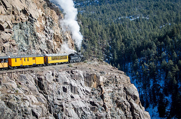 Durango and Silverton Narrow Gauge Railroad stock photo
