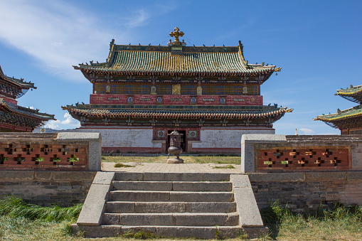 Temple at Erdene Zuu Monastery near Karakorum, Mongolia