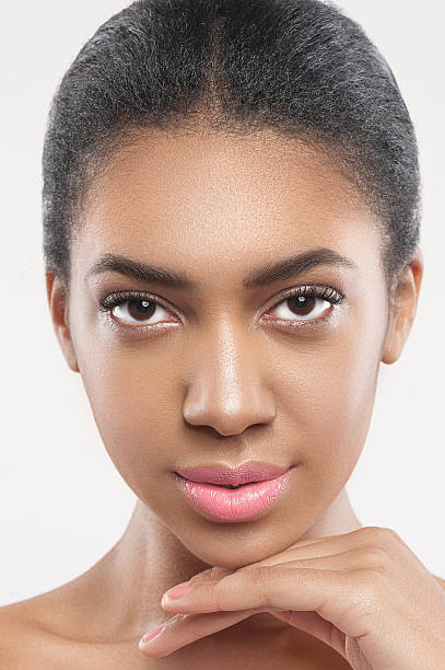 istock Confident young african woman with pretty appearance 539331738