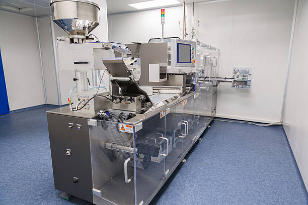 istock machine for the production of tablets and sorting 539333204