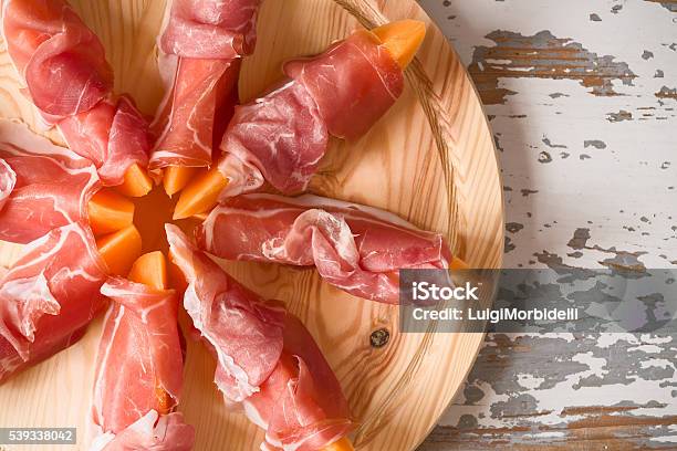 Prosciutto And Melon Stock Photo - Download Image Now - Melon, Ham, Prosciutto