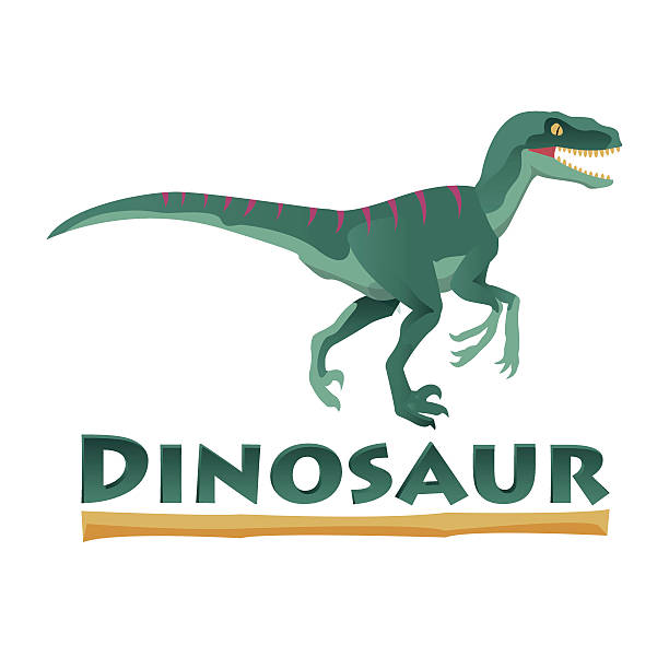 ilustrações, clipart, desenhos animados e ícones de velociraptor dinossauro. - lizard