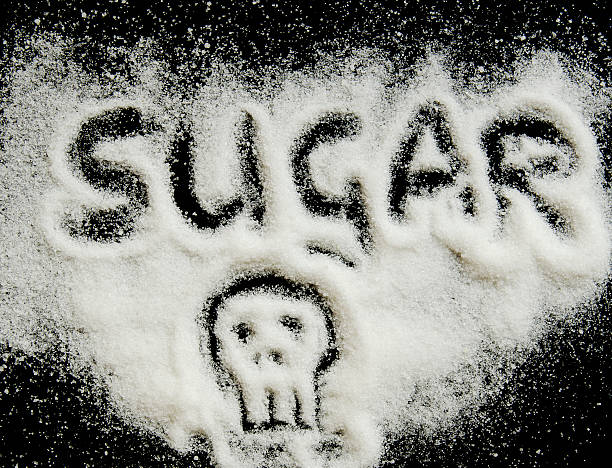 istock inscription sugar skull on a black background 539339000