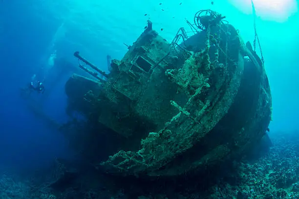 A wreck in Aqaba Bay