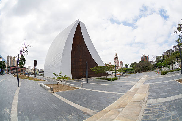 Caracas, Venezuela - March 25, 2016: Simon Bolivar mausoleum is  Cemetery and historical monuments near Caracas Venezuela including burial place of Simon Bolivar liberator