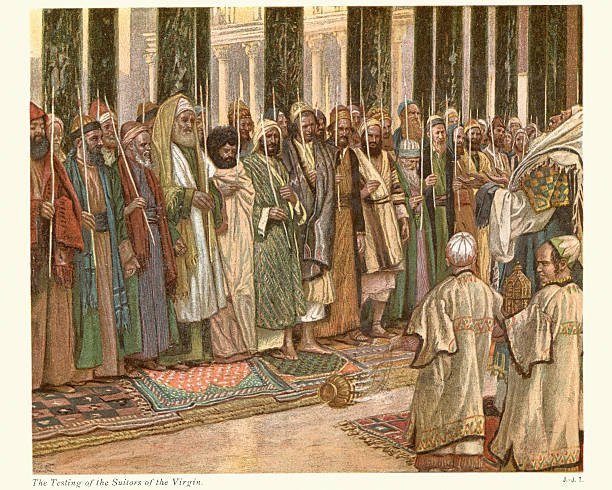 istock The Testing of the Suitors of the Holy Virgin 539345502