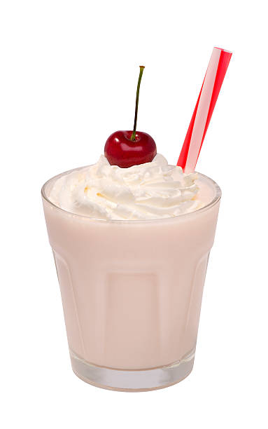 istock cherry milkshake with whipped cream isolated 539345606