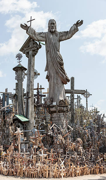 istock Hill of crosses 539345795
