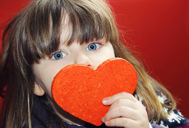 istock Girl with a heart 539345883