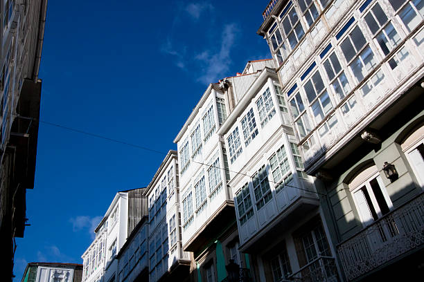 istock Vintage residencial apartment buildings 539347289