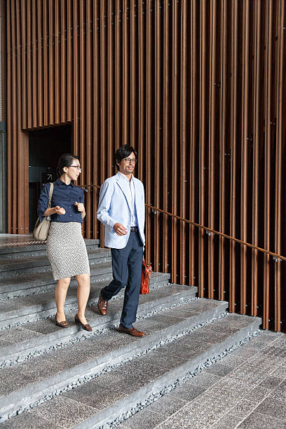 istock the business people talking at office lobby 539351102